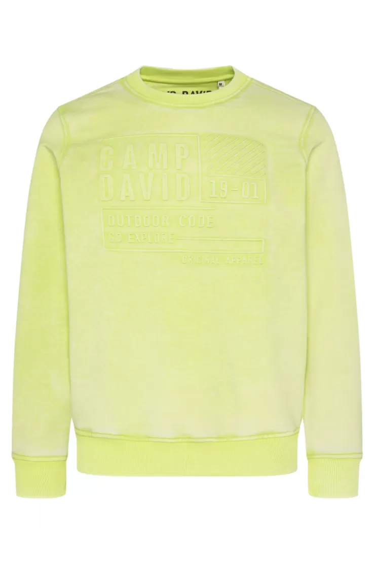 CAMP DAVID & SOCCX Sweatshirt mit Prägedruck poison ivy poisonivy Hot