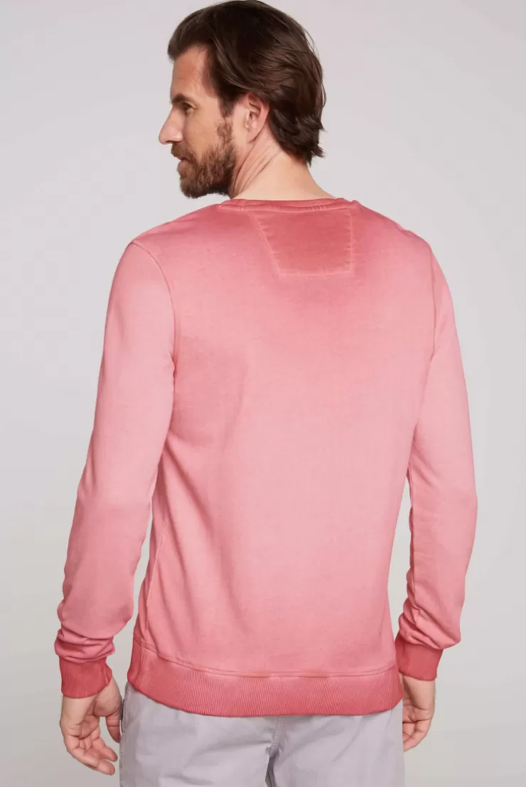 CAMP DAVID & SOCCX Sweatshirt mit Vintage Print sunrise Cheap