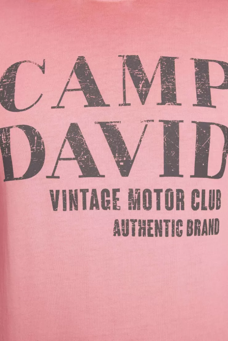 CAMP DAVID & SOCCX Sweatshirt mit Vintage Print sunrise Cheap