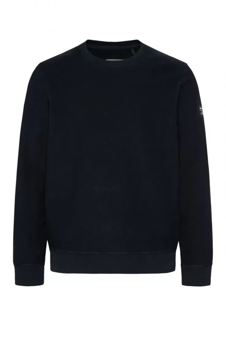 CAMP DAVID & SOCCX Sweatshirt Reversed mit Patch-Print blue navy bluenavy Outlet