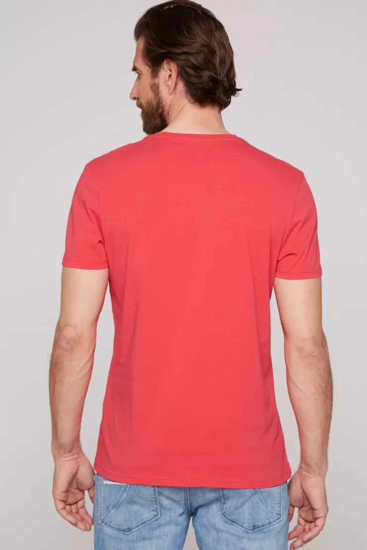 CAMP DAVID & SOCCX T-Shirt Rundhals mit Yacht Print skipper red | S skipperred Shop