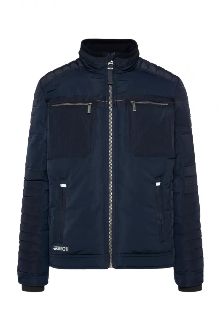 CAMP DAVID & SOCCX Winterjacke im Biker-Design blue navy bluenavy Online