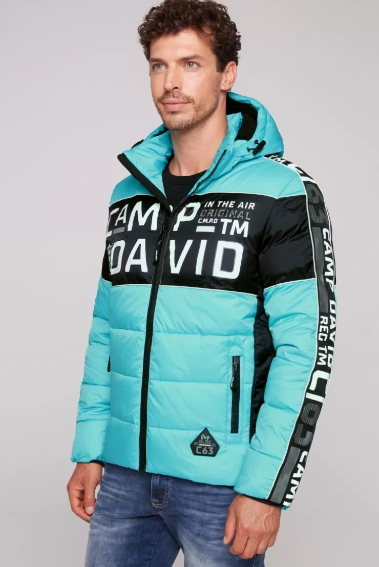 CAMP DAVID & SOCCX Winterjacke mit Colour-Blocking und Logo-Design new aqua newaqua Best Sale