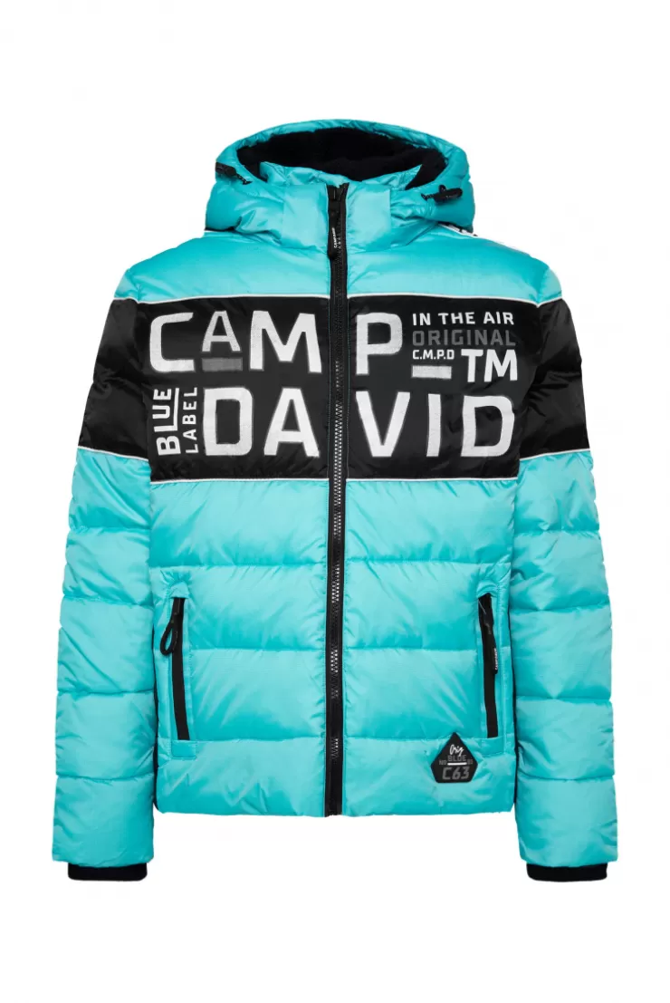 CAMP DAVID & SOCCX Winterjacke mit Colour-Blocking und Logo-Design new aqua newaqua Best Sale