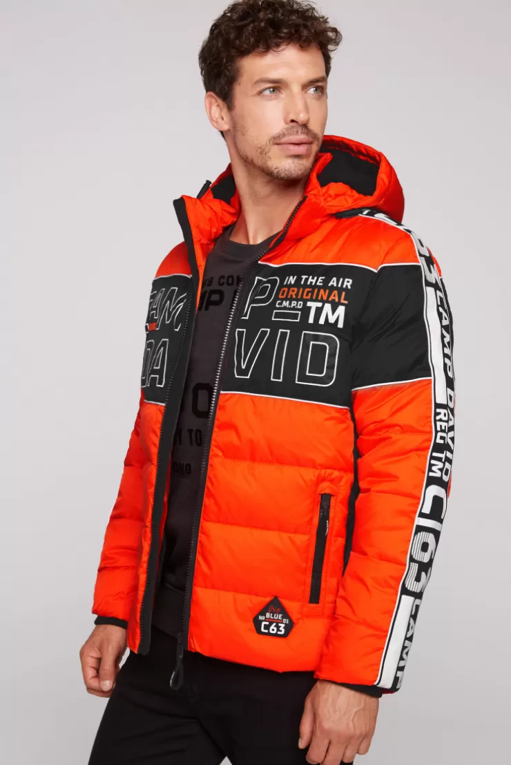 CAMP DAVID & SOCCX Winterjacke mit Colour-Blocking und Logo-Design signal orange signalorange Flash Sale