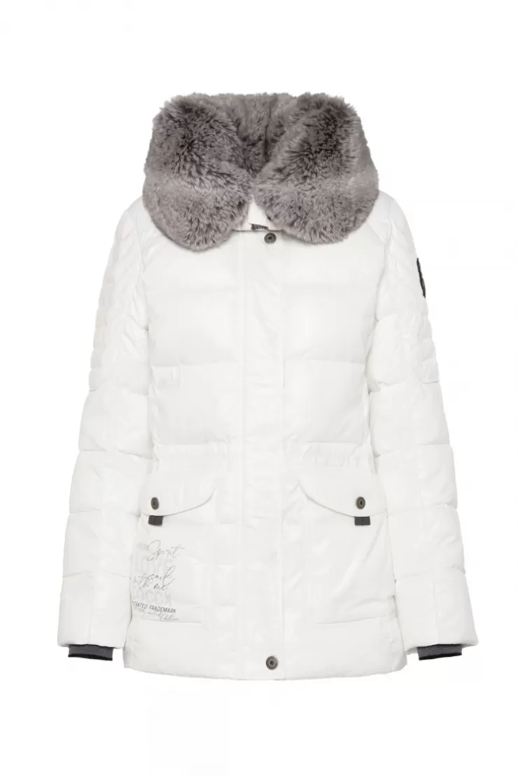 CAMP DAVID & SOCCX Winterjacke mit hohem Kragen und Steppmuster ivory Cheap