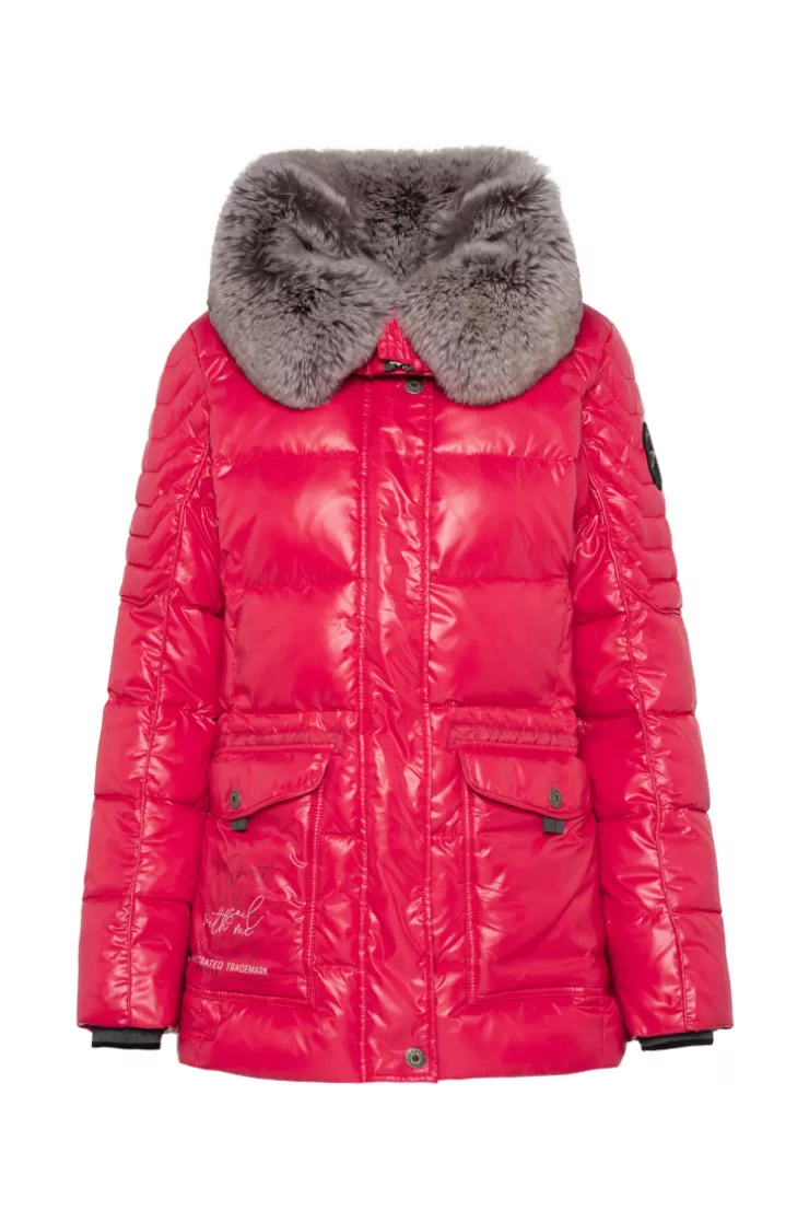 CAMP DAVID & SOCCX Winterjacke mit hohem Kragen und Steppmuster red glow redglow Sale