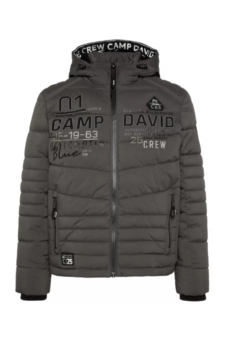 CAMP DAVID & SOCCX Winterjacke mit Kapuze im Ski-Design dark anthra darkanthra Flash Sale